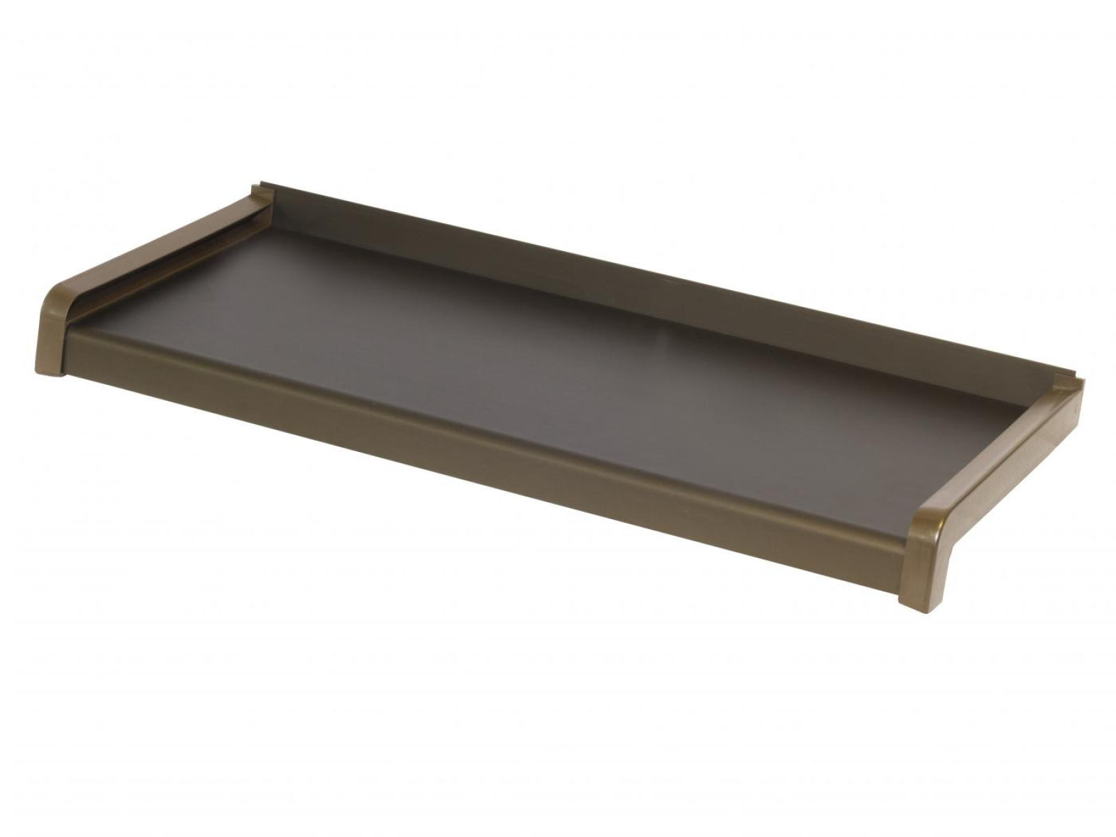 Vonkajšie hliníkové ohýbané parapety - bronz elox 6003