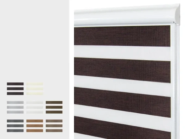 Roleta SWING - deň a noc - látka OLYMPOS