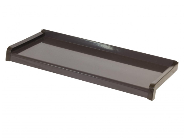 Vonkajšie hliníkové ohýbané parapety - tmavohnedá RAL 8019